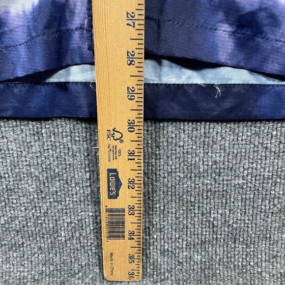 NWT Trunks Button Up Tie Dye Shirt Men's XL Blue/White Striped Casual Beachwear - Picture 8 of 11